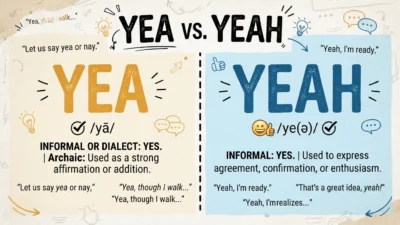 Yea vs Yeah