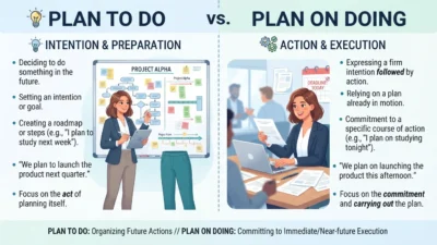 Plan to Do vs Plan on Doing