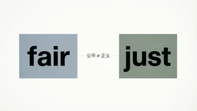 Fair vs Just
