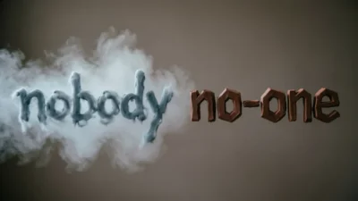 Nobody vs No One