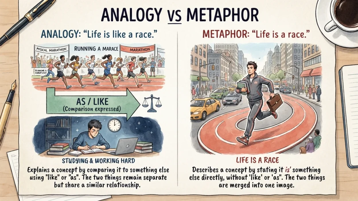 Analogy vs Metaphor